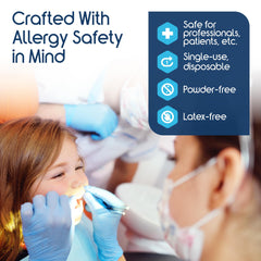 Inspire gloves in kitchen food prep preventing cross-contamination