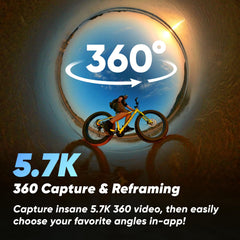 Insta360 X3 touchscreen back display for easy framing and on-device edits