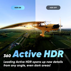 Insta360 X3 lens close-up highlighting optical detail for clearer 360 footage