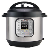 Instant Pot front view showing controls and compact footprint for small kitchens