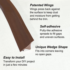 InstaTrim material close-up texture displaying flexibility benefit