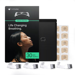 intake band front packaging showing starter kit and clear design benefit