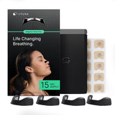 intake front packaging showing 15-count black kit and clear benefits