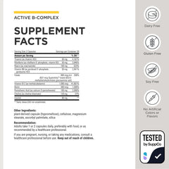 Integrative Therapeutics ingredient panel close-up highlighting active B forms