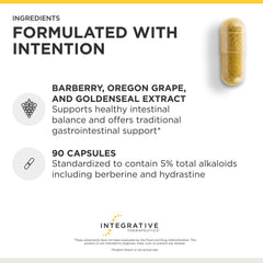 Integrative Therapeutics open bottle with capsules showing convenient daily supply