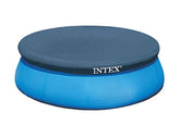 Intex 10ft cover front view showing fit and clean protection