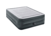 Intex 64417ED front view showing queen air mattress and plush top for comfortable sleep