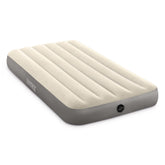 Intex front view of twin mattress showing raised bed and support benefit