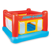 Intex Jump-O-Lene front view showing safe enclosed play area and easy entry