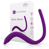 Intimate Rose front view of pelvic wand showing ergonomic shape and smooth finish for safe pelvic exercise