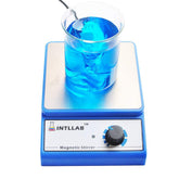 INTLLAB front view stainless top plate showing durable surface and stable support