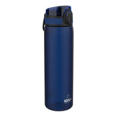 Ion8 frosted navy front view showing slim shape and branding for portability