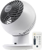 IRIS USA WOOZOO front view showing compact fan and grille, ideal airflow