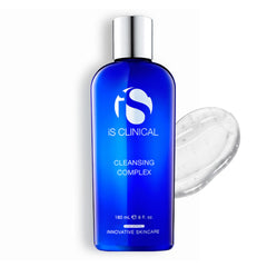 iS CLINICAL front view of cleansing gel showing clear formula and clean packaging benefit