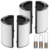 isinlive front view showing both replacement filters and clear fit compatibility