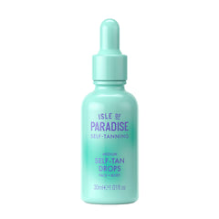 Isle of Paradise front packaging showing bottle and label benefits
