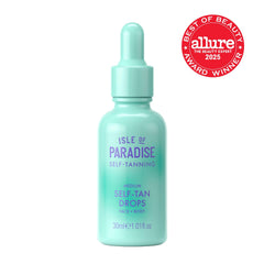 Isle of Paradise pipette dispensing drops emphasizing precise dosing
