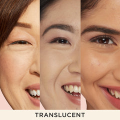 IT Cosmetics compact held in hand to show size and travel-friendly portability benefit