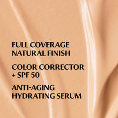 IT Cosmetics CC+ Cream swatch texture demonstrating blendable coverage