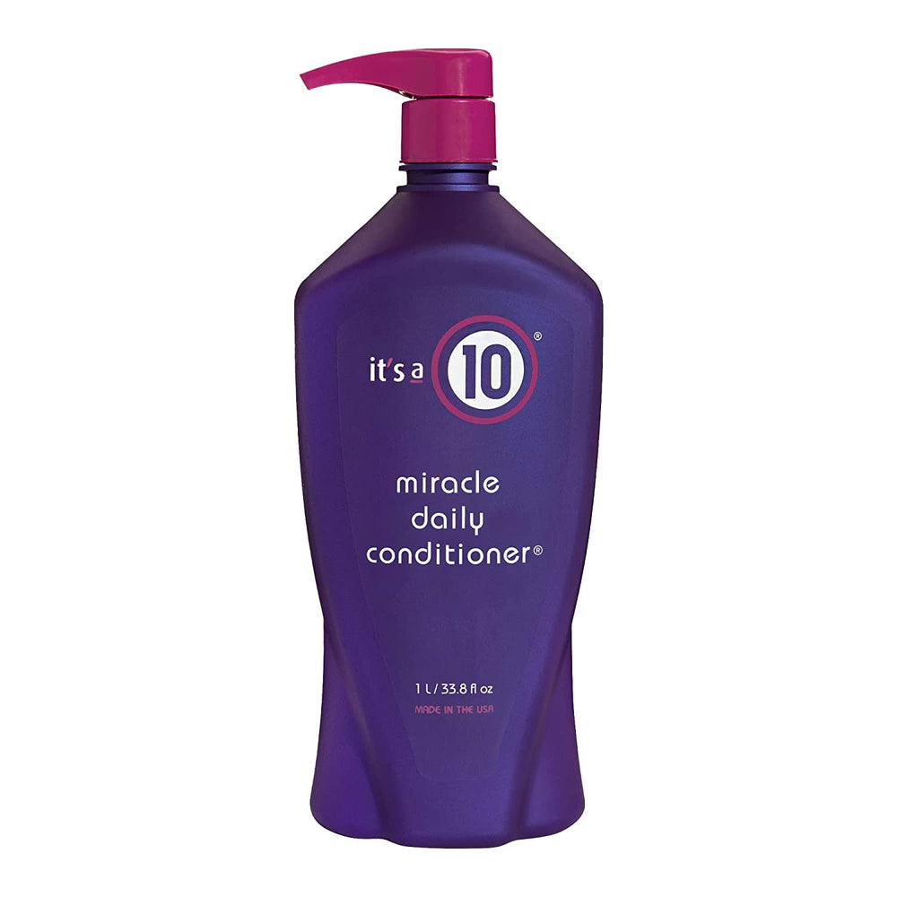It’s A 10 large bottle front view showing label and usage benefit for daily repair
