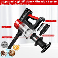 iwoly C150 used handheld inside car, ideal for seats and tight crevices cleaning