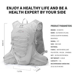 IX INOXTO back ventilation detail with stretch mesh for improved airflow and comfort