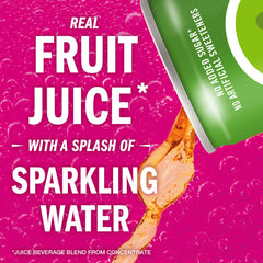 IZZE apple can side label with ingredients visible for transparency