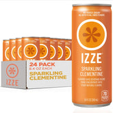 IZZE clementine front packaging showing vibrant can and brand freshness