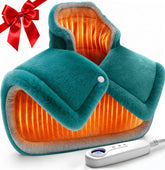 IZZUBIZ front view of heated wrap showing full coverage and comfort