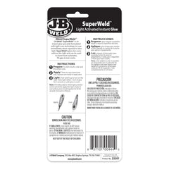 J-B Weld precision applicator tip close-up for controlled, mess-free glue placement