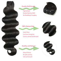 Jaliyah styled hair on model demonstrating realistic blend and movement