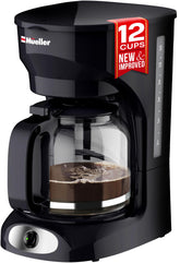 JANSKA Mueller front view showing full coffee maker and controls for easy brewing