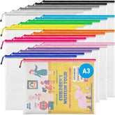 JARLINK front view of pouch array showing size and color variety for easy sorting