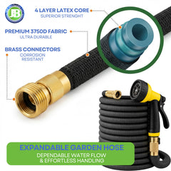 J&B close-up of solid brass connector ensuring secure leak-resistant connection