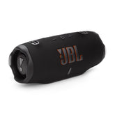 JBL Charge 6 front view showing speaker and bold bass benefit