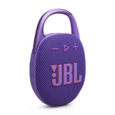 JBL Clip 5 front view showing compact speaker and color, great portability