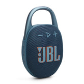 JBL Clip 5 front view showing speaker grille and compact design benefit portability