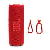 JBL Flip 7 front view showing speaker grille and powerful sound