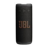 JBL Grip front view showing speaker grille and compact benefit