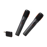 JBL PartyBox mic front view showing sleek design and clear performance