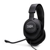 JBL Quantum 100M2 front profile showing sleek black design and gaming-ready look