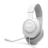 JBL Quantum 100M2 front view showing headset design and clear audio benefit