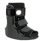 Jewlri front view of boot showing rigid shell and protective coverage