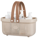 JiatuA beige front view showing compact, organized storage benefit