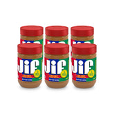 Jif front label on 16 oz jar showing brand and smooth spread benefit