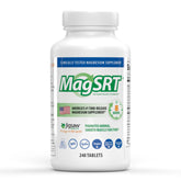 Jigsaw Health MagSRT front bottle view showing label and supplement benefit