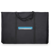 JJRING portfolio tote front view showing protective black exterior and easy access