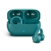 JLab Flex front packaging in teal showing product and benefits
