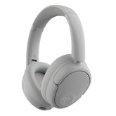 JLab JBuds Lux ANC front view showing sleek cloud white finish and branding, great visual appeal
