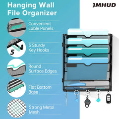 JMHUD close-up of label slot on tier for quick category identification benefit